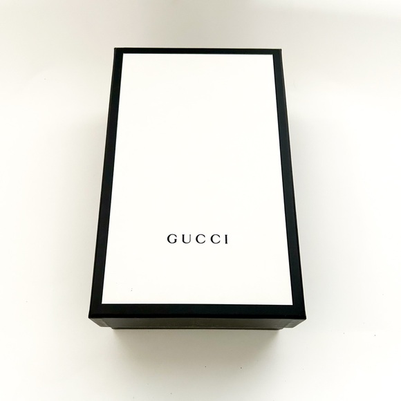 Gucci Marmont GG Logo Black Suede Fringe High Heeled Slip On Mules Slides 38.5 - Picture 12 of 12